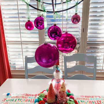 Pink Christmas Home Decor