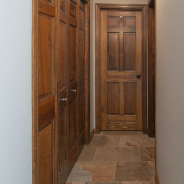 Traditional Style Master Bathroom with Stand Alone Soaking Tub