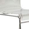 Leisuremod Lima Modern Acrylic Chair, Set Of 4 Lc19Cl4