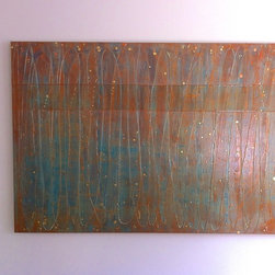 Copper Beauty - Mixed Media Art