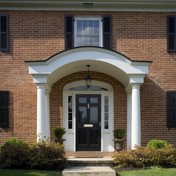 Exterior Arch Portico Front Entry