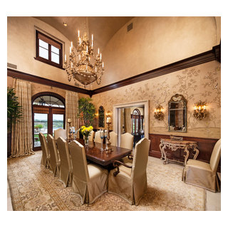 Custom Beverly Hills Estate - Traditional - Dining Room - Los Angeles ...