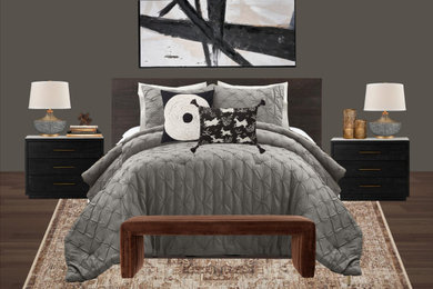 Bedroom - contemporary bedroom idea in Los Angeles