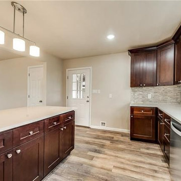 Marple Wood Cabinetry and White Island, Kitchen Remodel in San Jose CA