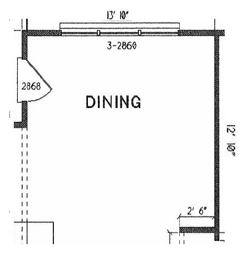 Help Dining Table Size