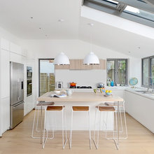 Houzz Tour: A Smart Extension Pours Light Into a Dark, Dated Home