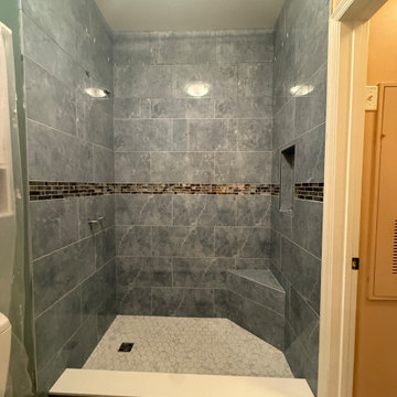 Walk-In Shower Conversion with Schluter Waterproofing System