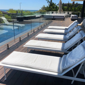 Framelss Glass Pool Fence - East Hampton NY