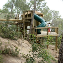 Adventure treehouses in Ibiza - Garden Playhouses
