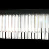 Artistry Lighting Reston Rectangular Wall Mounted Chandelier 44x6.5x08, Black