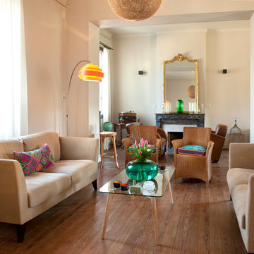 Un salon rétro à souhait