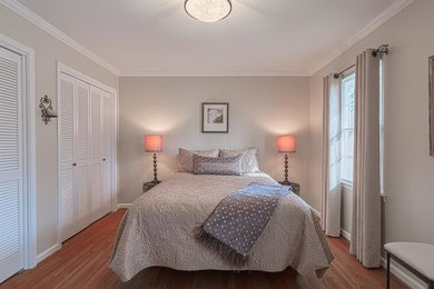 Inspiration for a transitional bedroom remodel in Atlanta