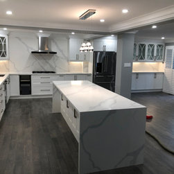 Profile I | Matte White Cabinet Doors - Kitchen Cabinetry