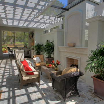 Mediterranean Villa - Outdoor Living Room