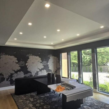 Wallpaper installation Living Room in Austin