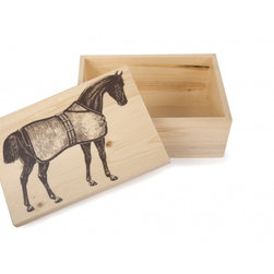 Thomas Paul Thoroughbred Pine Box - Decorative Boxes