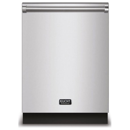 Kucht Professional 24" Stainless Steel Top Control Dishwashers in Silver