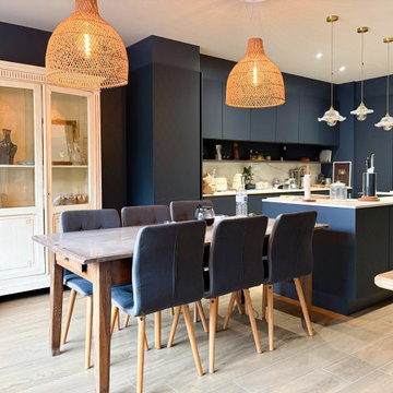 Cuisine ouverte sur salon