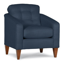 Jazz Stationary Chair by La-Z-Boy shown in Midnight - Products