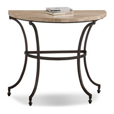 demilune entry table half moon leick home demilune travertine stone top console with rubbed bronze metal base tables 50 most popular semicircular for 2018 houzz demilune entry table half moon leick home demilune travertine stone top console with rubbed bronze metal base tables 50 most popular semicircular for 2018 houzz