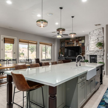 Menlo Circle - Rustic
