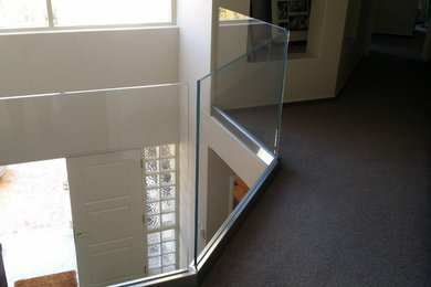 Large contemporary hallway in Perth.