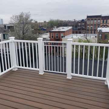 New Roof Deck, Kitchen and Bathroom Remodel on Garden Street in Hoboken