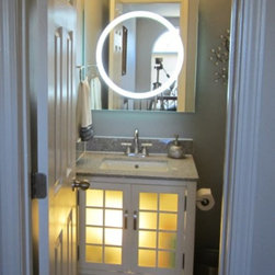 Wall Mounted Lighted Vanity Mirror LED - Bathroom Mirrors