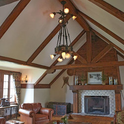 Vintage Iron Chandelier - Chandeliers
