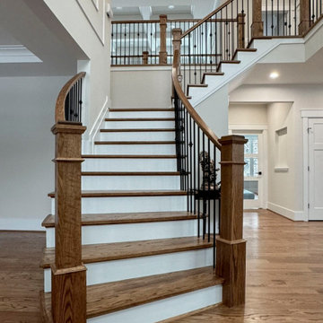 Project #117 | Custom Twist on a Classic L-Shaped Stair