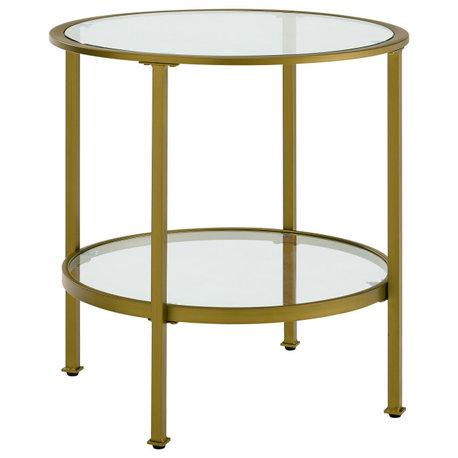 Aimee Glass Side Table