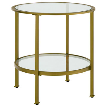 Aimee Glass Side Table