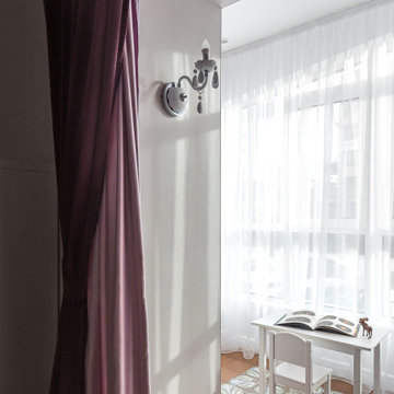 Реализованный проект трёхкомнатной квартиры в современном стиле, г. Уфа.