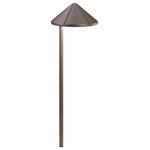Kichler Lighting - Kichler Lighting 15315AZT Six Groove, Low Voltage One Light Path Lamp, Bronze - SIDE MOUNT - Popular design in a side-mount fixturSix Groove Low Volta Textured Architectur *UL: Suitable for wet locations Energy Star Qualified: n/a ADA Certified: n/a  *Number of Lights: 1-*Wattage:24.4w Halogen bulb(s) *Bulb Included:Yes *Bulb Type:Halogen *Finish Type:Textured Architectural Bronze