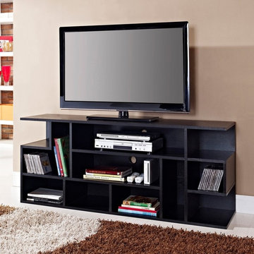 Walker Edison | 60" ModStyle Wood TV Console in Black -$332.96