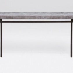 Benjamin Narrow Console Table - Glossy Black Base - Clayton Gray Home - Furniture