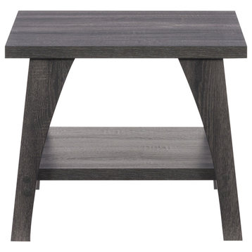 CorLiving Hollywood Side Table With Lower Shelf