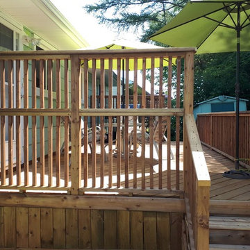 Deck and Patio Designs-Pressure Treated Decking