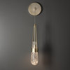 Hubbardton Forge 201392-84-YG Link Blown Glass Low Voltage Sconce in Soft Gold