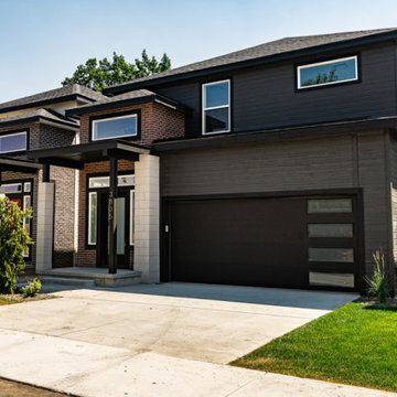 Black Industrial Home