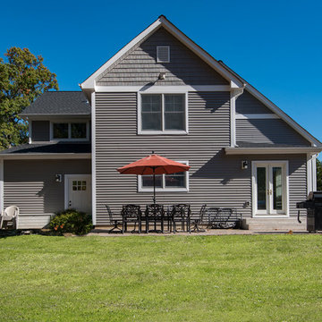 Split Level Addition - Rear elevation