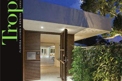 Minimalist two-story exterior home photo in Miami