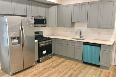 Minimalist kitchen photo in Philadelphia