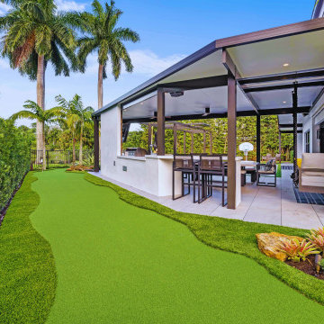 Escape To Backyard Bliss With Our Latest Backyard Renovation In Boca Raton