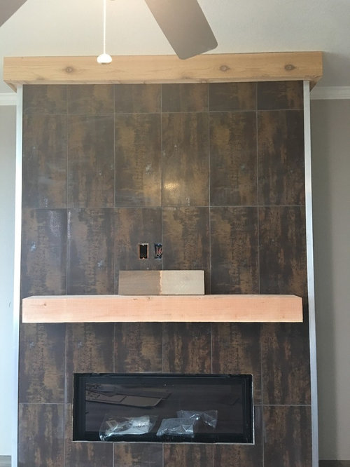 What Color Would You Paint The Stain For Mantel And Top Wood Piece