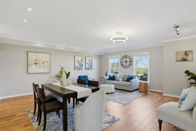 Example of a dining room design in Philadelphia