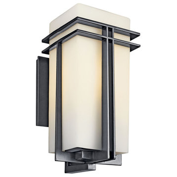 Kichler Tremillo 1 Light Large Outdoor Wall Sconce in Black