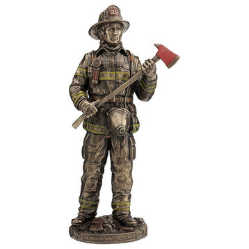 Firefighter, Be Proud, Be Brave, Be Prepared, Americana Statue