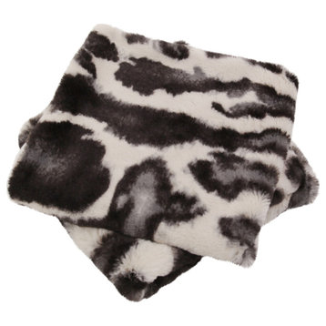 Wild Cat Faux Fur Pillow Shell Set