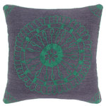 Bareens Designer Rugs - Bohemian Dunbar Kilim Suzani Handmade Pillow - Embellish your home with this timeless casual chic handmade Suzani Embroidered pillow made with gorgeous soft luxurious color pallet and an intricate design. Handmade pattern with beautiful color combination and unique majestic intricate design this handmade pillow is a mesmerizing addition to any d�cor. An intricate design and exquisite coloration make this handmade pillow a standout piece in any decor.